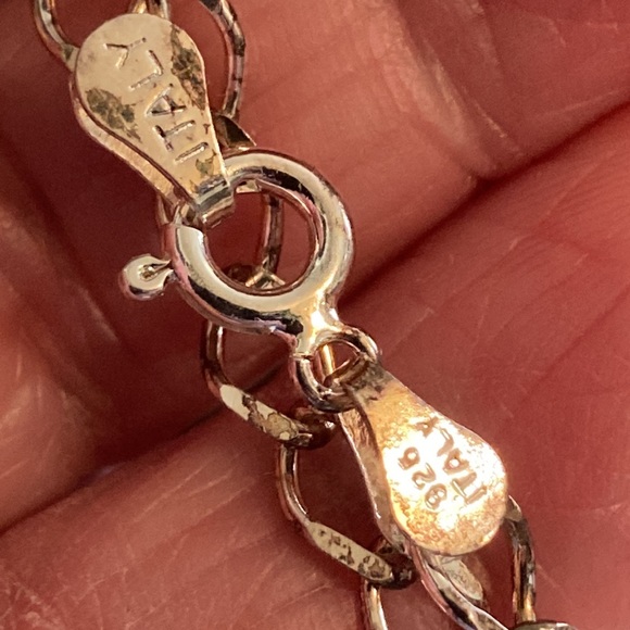 Sterling silver 925 made in Italy 7” bracelets - Picture 3 of 7